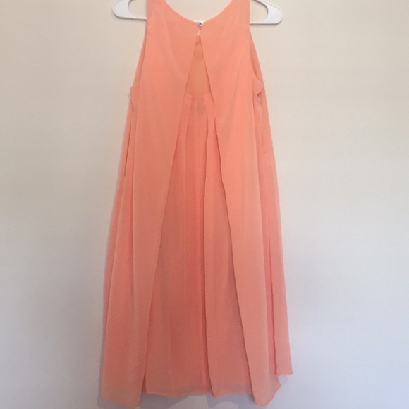 Beautiful cantaloupe chiffon dress - Picture 6 of 7
